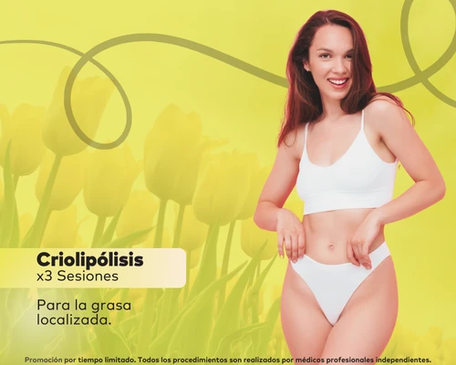 Criolipólisis </br> x 3 sesiones